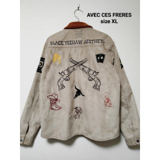 アートカムズファースト(ART COMES FIRST)のAVEC CES FRERES スウェードレザージャケット(その他)