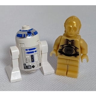 レゴ(Lego)のレゴ★SW C-3PO ＆ R2-D2 美品 激レア(キャラクターグッズ)