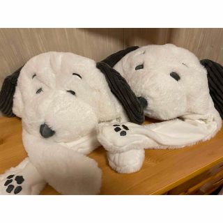 スヌーピー(SNOOPY)の【最終値下げ】USJ スヌーピー 被り物 帽子 2個セット(キャラクターグッズ)