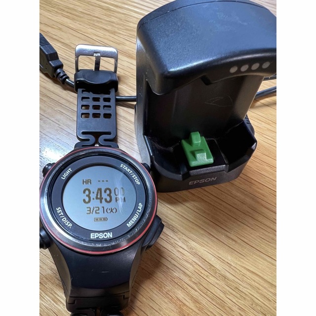 EPSON腕時計 GPS SF850 マラソンガーミン3日前