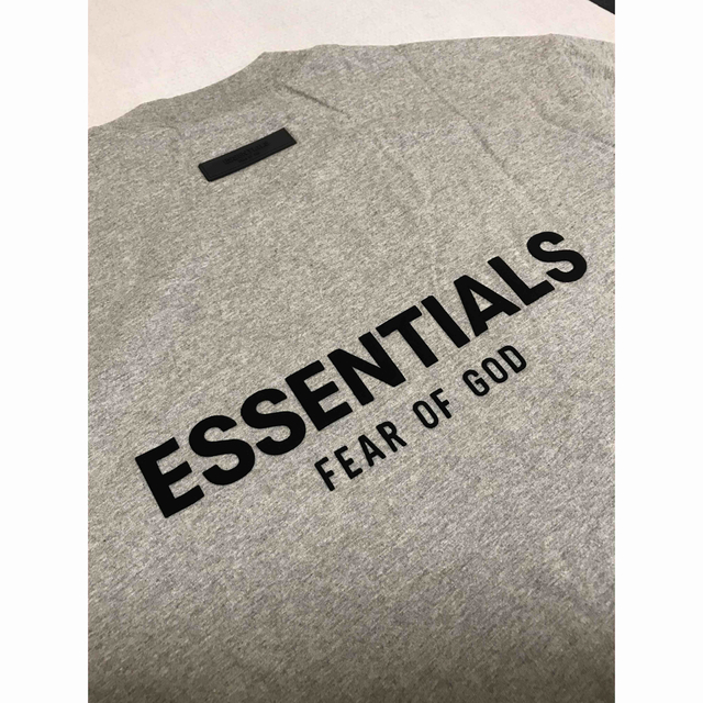 新作FOG Essentials 両面ロゴ Tシャツ ブラック M