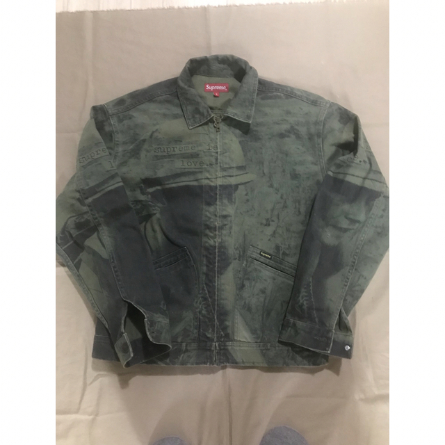 Supreme(シュプリーム)のsupreme sサイズ is love denim work jacket メンズのジャケット/アウター(Gジャン/デニムジャケット)の商品写真