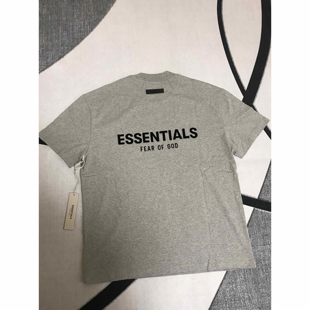 新作FOG Essentials 両面ロゴ  Tシャツ ディープグレー L