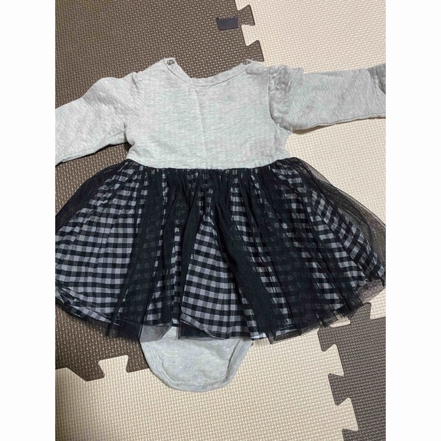 ベビー　女の子　チュールロンパース キッズ/ベビー/マタニティのベビー服(~85cm)(ロンパース)の商品写真