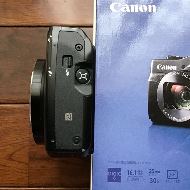 デジタルカメラ　Canon PowerShot SX700HS ブラック スマホ/家電/カメラのカメラ(コンパクトデジタルカメラ)の商品写真