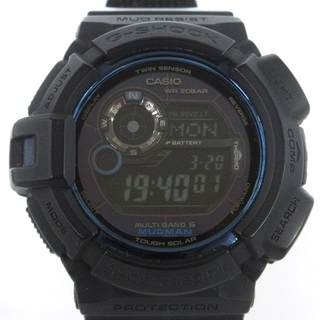 ジーショック(G-SHOCK)のカシオジーショック 30周年記念 マッドマン 腕時計 タフソーラー デジタル 青(腕時計)