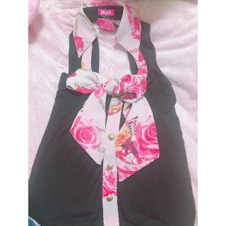 新品♡タグ付きMA*RS♡マーズ♡ローズケーキ柄おりぼんシャツ♡