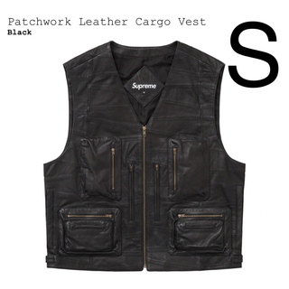 シュプリーム(Supreme)のSサイズ supreme patchwork leather cargo ベスト(ベスト)