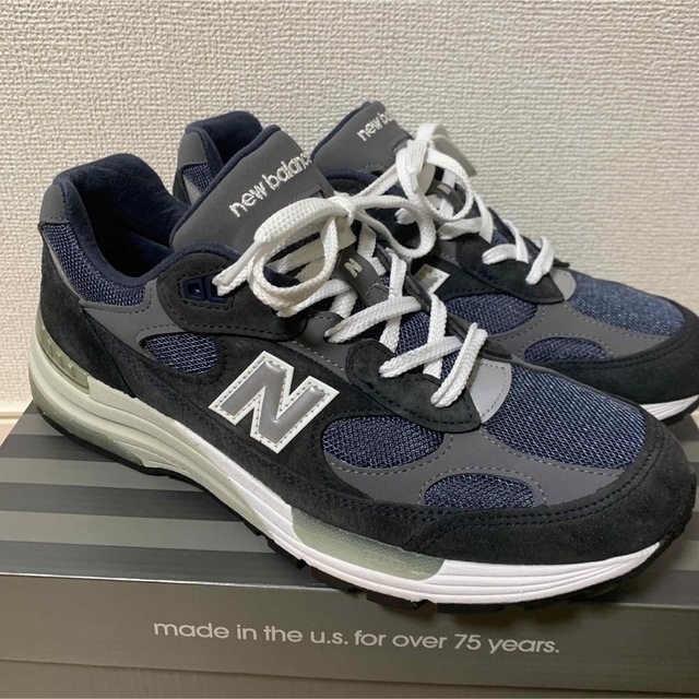 New Balance(ニューバランス)のnewbalance m992gg 27cm  ネイビー メンズの靴/シューズ(スニーカー)の商品写真