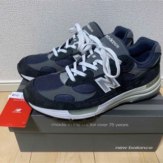 ニューバランス(New Balance)のnewbalance m992gg 27cm  ネイビー(スニーカー)