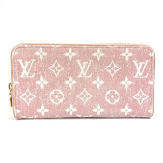 ルイヴィトン(LOUIS VUITTON)のルイヴィトン LOUIS VUITTON ジッピーウォレット M81182 モノグラムデニム 長財布 モノグラムデニム ピンク(財布)