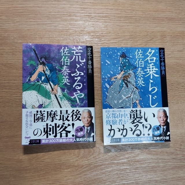 佐伯泰英『荒ぶるや』『名乗らじ』2冊　長編時代小説 エンタメ/ホビーの本(文学/小説)の商品写真