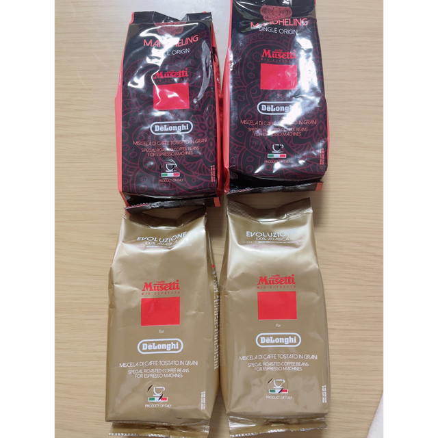 DeLonghi(デロンギ)のデロンギ｜Delonghi コーヒー豆 250g ムセッティ 4袋 食品/飲料/酒の飲料(コーヒー)の商品写真