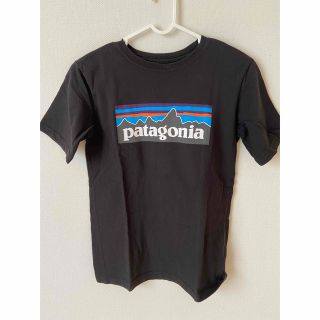 パタゴニア(patagonia)のPATAGONIA パタゴニアTシャツ キッズ (L)ブラック(Tシャツ/カットソー)