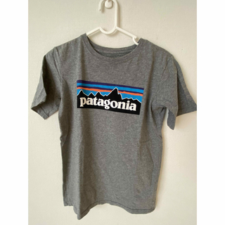 パタゴニア(patagonia)のPATAGONIA パタゴニア Tシャツ キッズ(L)グレー(Tシャツ/カットソー)