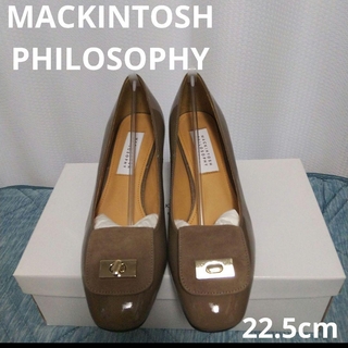 MACKINTOSH PHILOSOPHY - 22990円☆マッキントッシュフィロソフィーラウンドスクエアトゥモチーフパンプス
