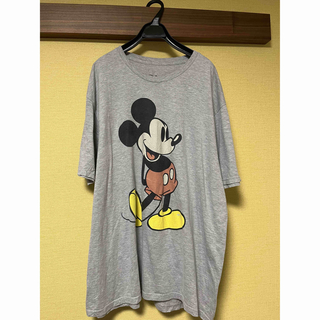 Disney ディズニー ミッキー ビッグプリントシンプル Tシャツ半袖 輸入品(Tシャツ/カットソー(半袖/袖なし))