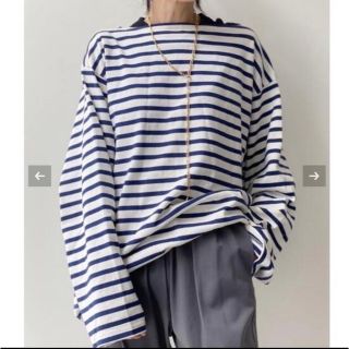 アパルトモンドゥーズィエムクラス(L'Appartement DEUXIEME CLASSE)のアパルトモン【GOOD GRIEF!/グッドグリーフ】Border Tops(カットソー(長袖/七分))