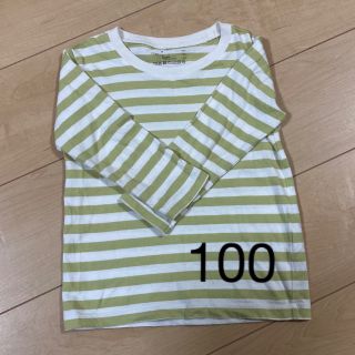 ムジルシリョウヒン(MUJI (無印良品))の無印　ボーダー 100(Tシャツ/カットソー)