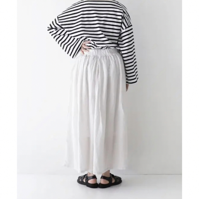 オイルペイント ネストローブ nest Robe リネンタックマキシギャザー