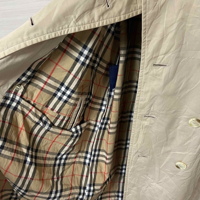 BURBERRY(バーバリー)の【イングランド製】バーバリー トレンチコート ノバチェック ヴィンテージ 古着 メンズのジャケット/アウター(トレンチコート)の商品写真