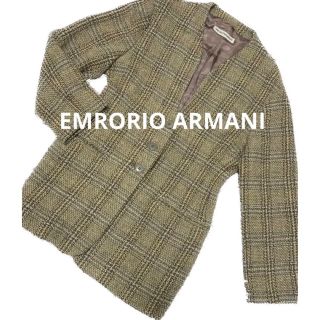 アルマーニ(Emporio Armani) ノーカラージャケット(レディース)の通販 ...