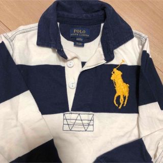 ポロラルフローレン(POLO RALPH LAUREN)のえっくす様　POLOラルフローレン　ポロシャツ長袖　3T 白紺のみ(Tシャツ/カットソー)