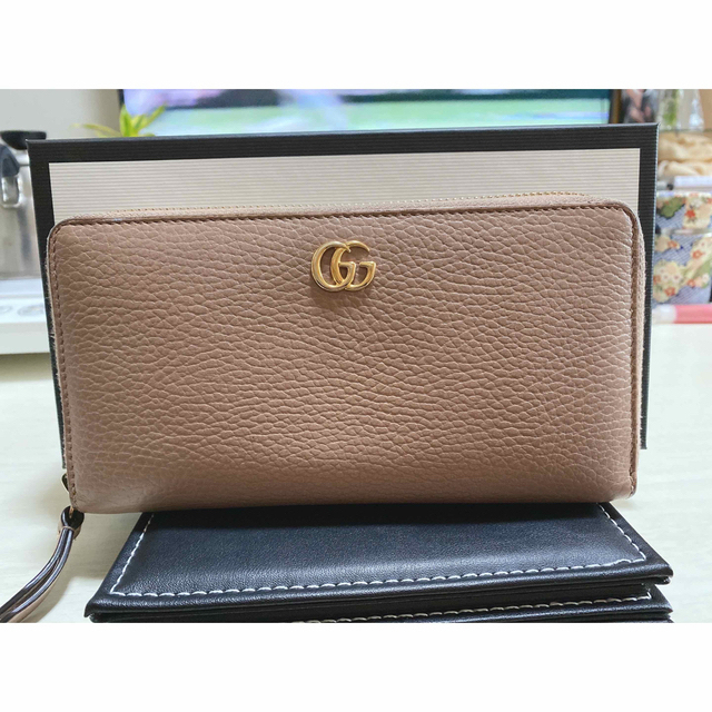 グッチ 長財布 ベージュ GUCCI-