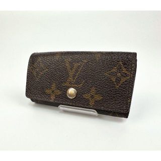 ルイヴィトン(LOUIS VUITTON)の๑ルイヴィトン*4連キーケース✧M62631 ๑ ミュルティクレ 4*モノグラム(キーケース)