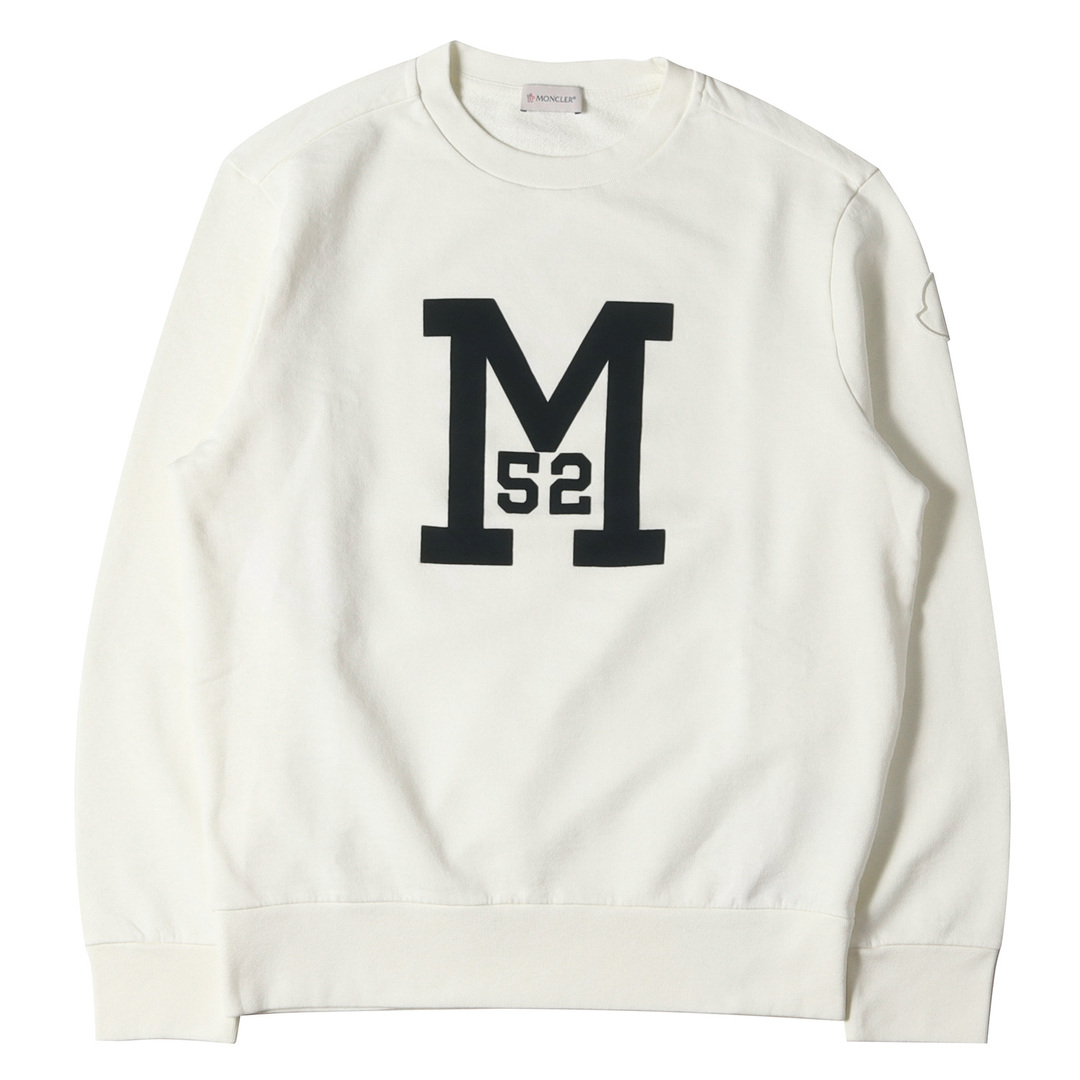 MONCLER モンクレール スウェット 22AW フロッキー ロゴ コットン