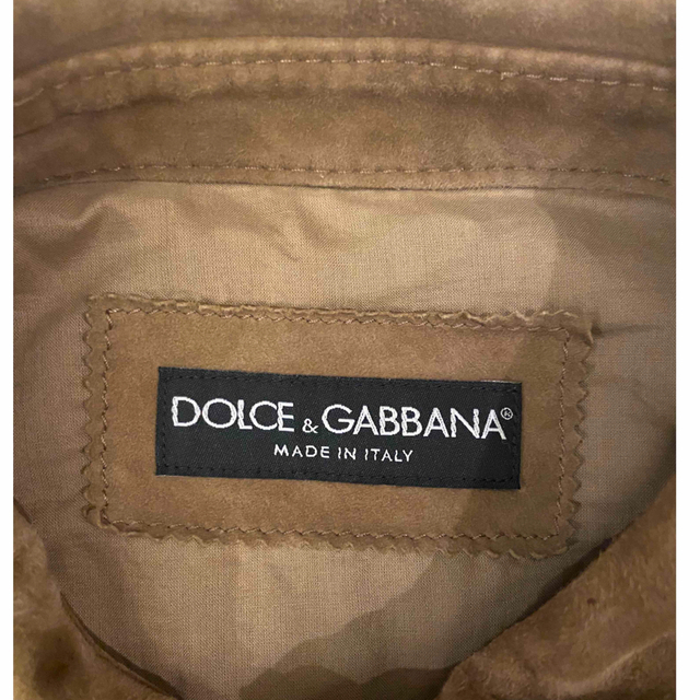 DOLCE&GABBANA(ドルチェアンドガッバーナ)のDOLCE & GABBANA 正規品シャツジャケット メンズのジャケット/アウター(レザージャケット)の商品写真