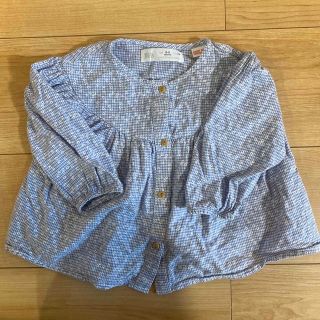 ザラ(ZARA)のZARA 長袖　シャツ　74 70(シャツ/カットソー)