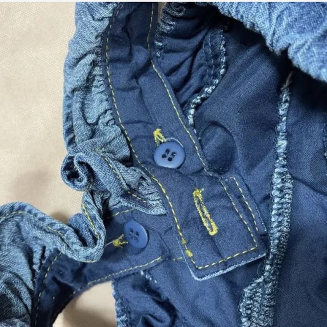 BREEZE(ブリーズ)のデニム、ロンパースセット キッズ/ベビー/マタニティのベビー服(~85cm)(ロンパース)の商品写真