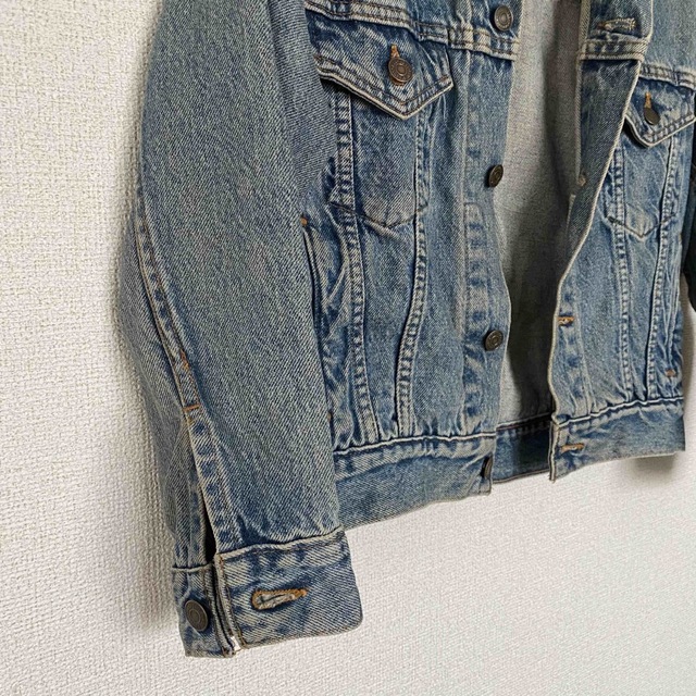 Levi's(リーバイス)の【レア】ヴィンテージ クロップド丈デニムジャケット メンズのジャケット/アウター(Gジャン/デニムジャケット)の商品写真