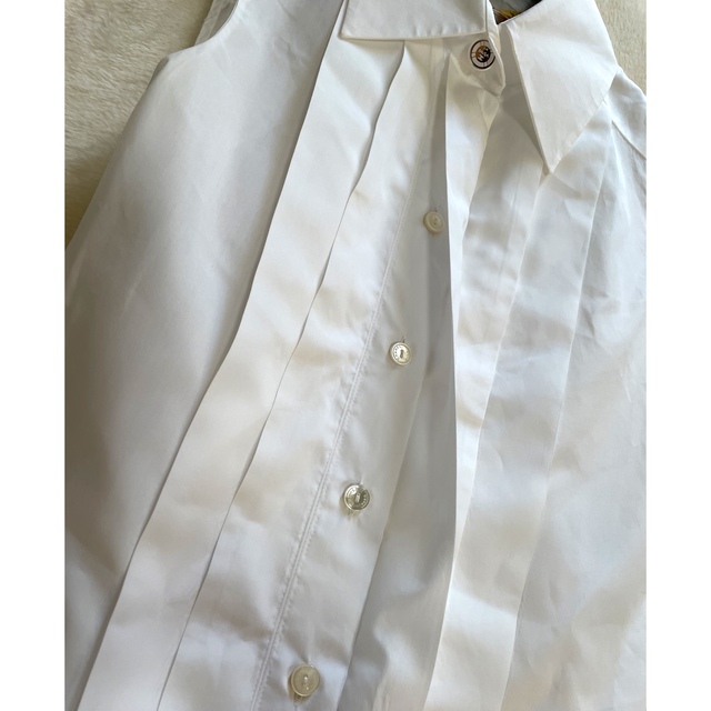 極美品♡ CHANEL ノースリーブ ドレスシャツ ブラウス36