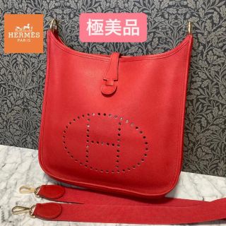 エルメス エブリン ショルダーバッグ(レディース)(レッド/赤色系)の ... ✨新品展示品✨エルメスHERMES エブリンTPM❤️ショルダーバッグ♪レッド系❤️
