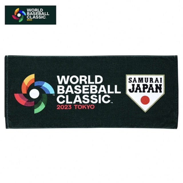 MIZUNO(ミズノ)の2023 WBC フェイスタオル A 公式応援グッズ スポーツ/アウトドアのサッカー/フットサル(応援グッズ)の商品写真