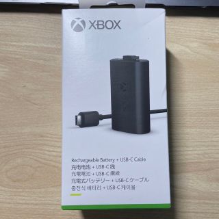 エックスボックス(Xbox)のXbox 充電式バッテリー + USB-C ケーブル(バッテリー/充電器)