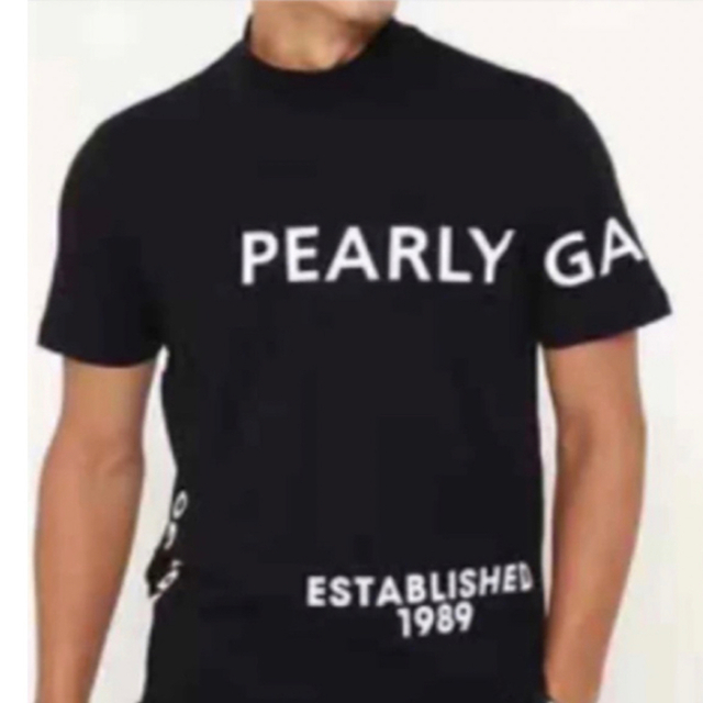 PEARLY GATES(パーリーゲイツ)のパーリーゲイツ　PEARLY GATES  モックネックTシャツ　5サイズ スポーツ/アウトドアのゴルフ(ウエア)の商品写真