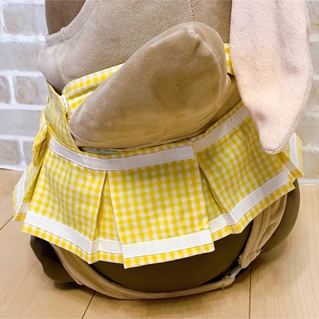 LOVOT ラボット服 黄色ギンガムチェックボックススカート(リボン別売り)