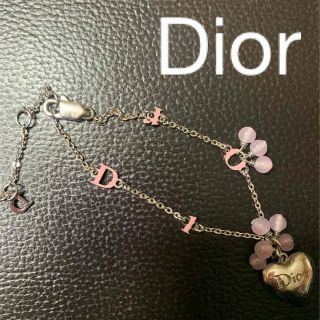 クリスチャンディオール(Christian Dior)のクリスチャン　ディオール　ハート♡ブレスレット(ブレスレット/バングル)