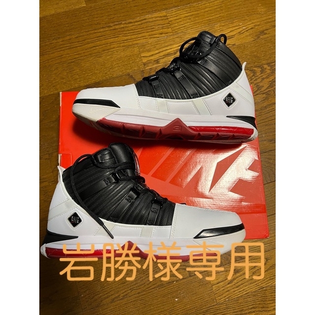 Nike Zoom Lebron 3 "Home" 30cm