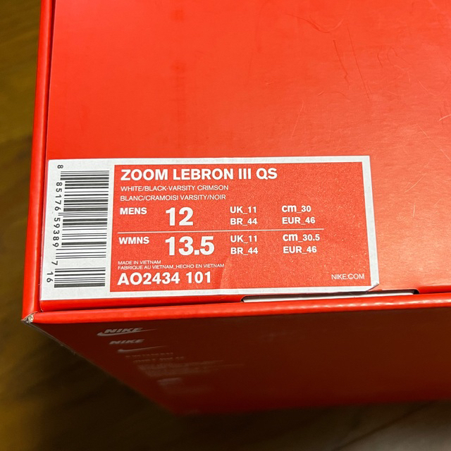 NIKE(ナイキ)のNike Zoom Lebron 3 "Home" 30cm メンズの靴/シューズ(スニーカー)の商品写真