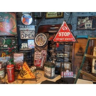 立入禁止 自立式 STOP 看板 インダストリアルスタンド  サインボード(店舗用品)