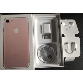 アイフォーン(iPhone)のiPhone 7空箱 イヤホン,充電・変換アダプター新品未使用品(iPhoneケース)