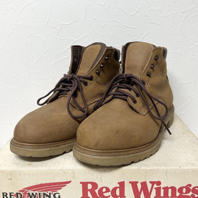 ★1598 RED WING 刺繍タグ レースアップブーツ 27.5cm