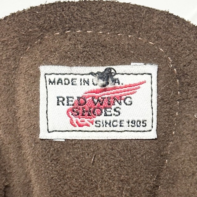 ★1598 RED WING 刺繍タグ レースアップブーツ 27.5cm