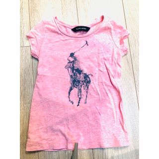 ポロラルフローレン(POLO RALPH LAUREN)のラルフローレンビックポロプリント　Tシャツサイズ90ピンク(Tシャツ/カットソー)