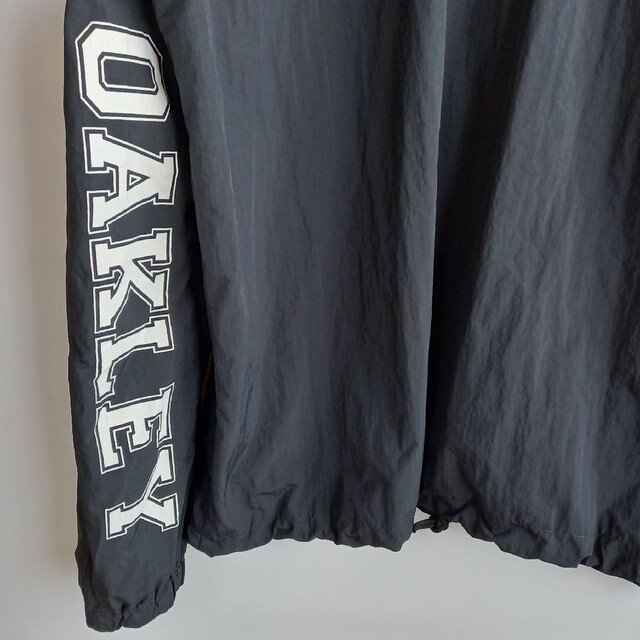 Oakley - オークリー ナイロン コーチジャケット ビッグロゴ ブラック