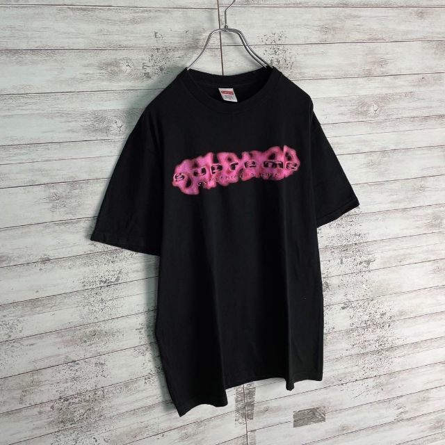 7660 【入手困難】シュプリーム☆ビッグロゴ定番カラー人気デザインtシャツ美品